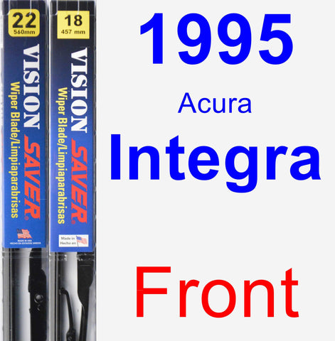 Front Wiper Blade Pack for 1995 Acura Integra - Vision Saver