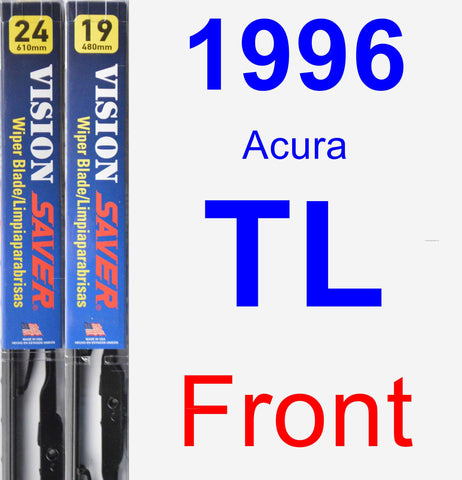 Front Wiper Blade Pack for 1996 Acura TL - Vision Saver