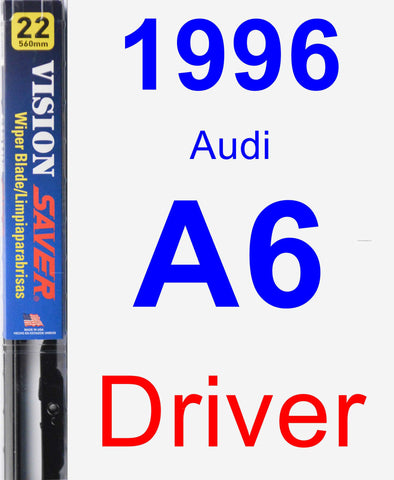 Driver Wiper Blade for 1996 Audi A6 - Vision Saver