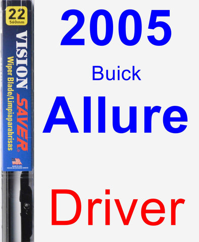 Driver Wiper Blade for 2005 Buick Allure - Vision Saver