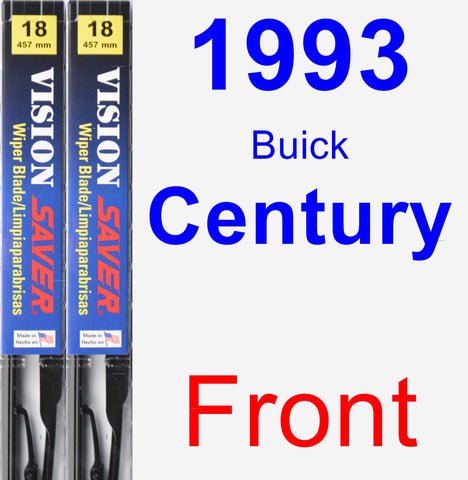 Front Wiper Blade Pack for 1993 Buick Century - Vision Saver