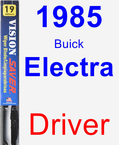 Driver Wiper Blade for 1985 Buick Electra - Vision Saver