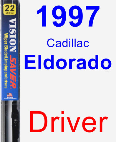 Driver Wiper Blade for 1997 Cadillac Eldorado - Vision Saver
