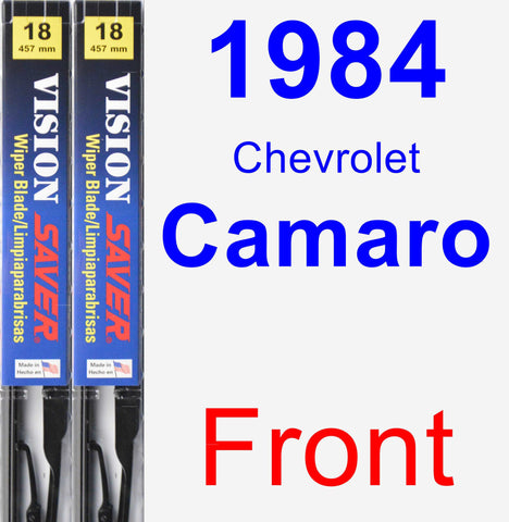 Front Wiper Blade Pack for 1984 Chevrolet Camaro - Vision Saver