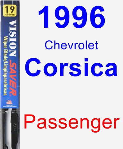 Passenger Wiper Blade for 1996 Chevrolet Corsica - Vision Saver