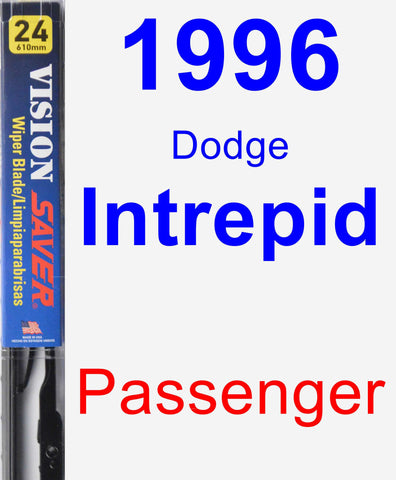 Passenger Wiper Blade for 1996 Dodge Intrepid - Vision Saver