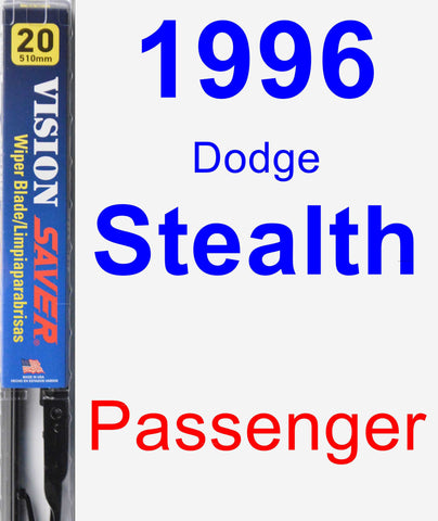 Passenger Wiper Blade for 1996 Dodge Stealth - Vision Saver