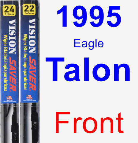 Front Wiper Blade Pack for 1995 Eagle Talon - Vision Saver