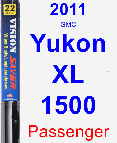 Passenger Wiper Blade for 2011 GMC Yukon XL 1500 - Vision Saver
