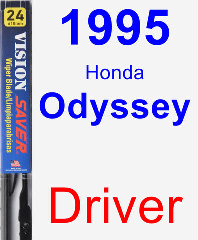 Driver Wiper Blade for 1995 Honda Odyssey - Vision Saver