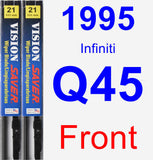 Front Wiper Blade Pack for 1995 Infiniti Q45 - Vision Saver