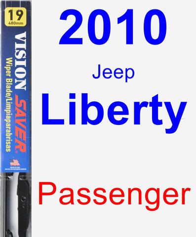 Passenger Wiper Blade for 2010 Jeep Liberty - Vision Saver