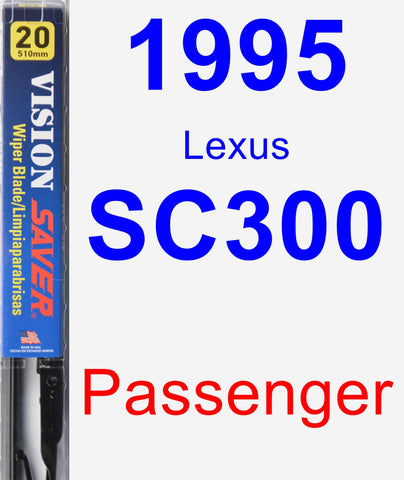 Passenger Wiper Blade for 1995 Lexus SC300 - Vision Saver