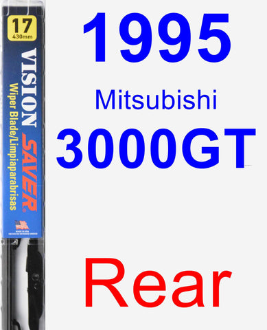 Rear Wiper Blade for 1995 Mitsubishi 3000GT - Vision Saver