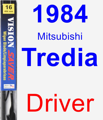 Driver Wiper Blade for 1984 Mitsubishi Tredia - Vision Saver