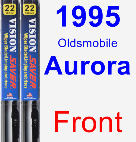Front Wiper Blade Pack for 1995 Oldsmobile Aurora - Vision Saver