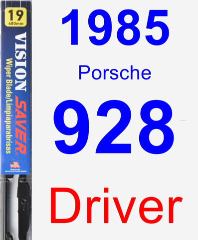 Driver Wiper Blade for 1985 Porsche 928 - Vision Saver