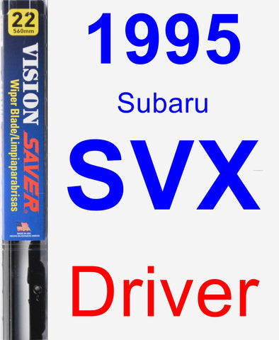 Driver Wiper Blade for 1995 Subaru SVX - Vision Saver