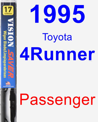 Passenger Wiper Blade for 1995 Toyota 4Runner - Vision Saver