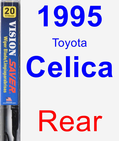 Rear Wiper Blade for 1995 Toyota Celica - Vision Saver