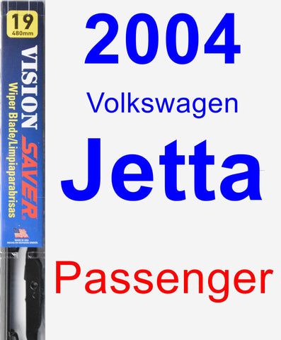 Passenger Wiper Blade for 2004 Volkswagen Jetta - Vision Saver