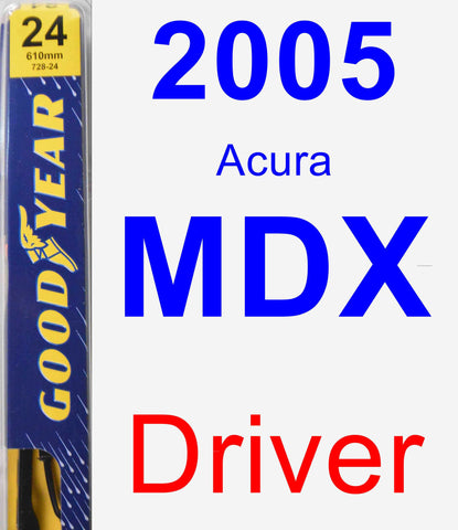 Driver Wiper Blade for 2005 Acura MDX - Premium
