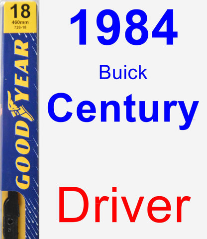 Driver Wiper Blade for 1984 Buick Century - Premium