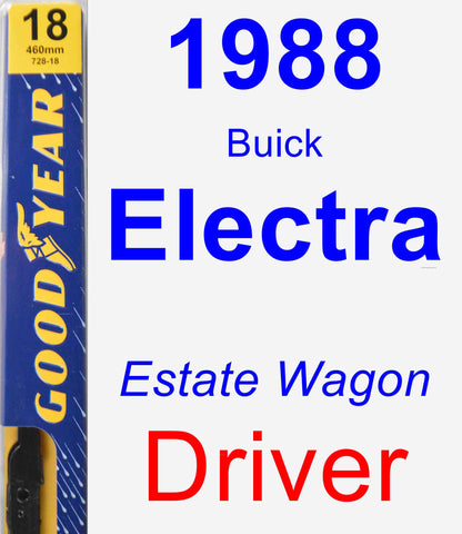 Driver Wiper Blade for 1988 Buick Electra - Premium