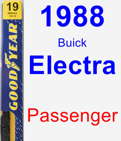Passenger Wiper Blade for 1988 Buick Electra - Premium