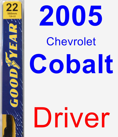 Driver Wiper Blade for 2005 Chevrolet Cobalt - Premium