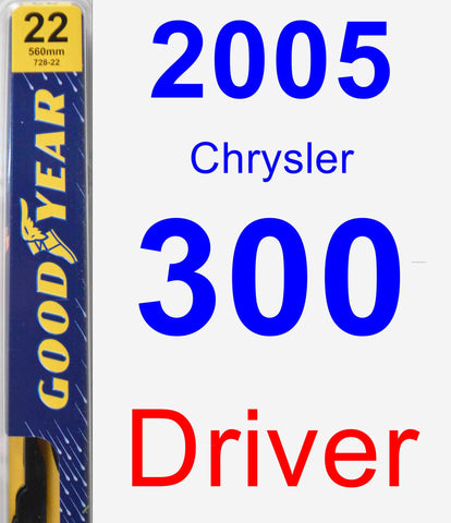 Driver Wiper Blade for 2005 Chrysler 300 - Premium