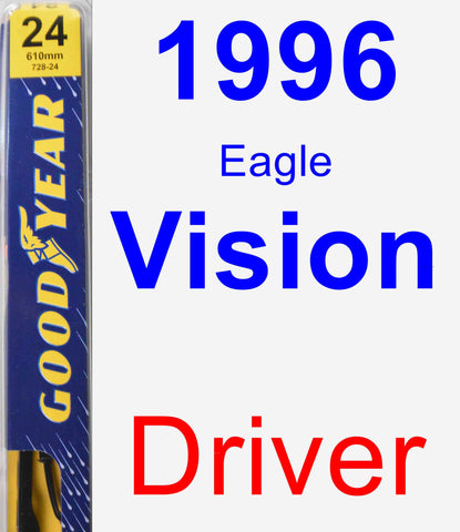 Driver Wiper Blade for 1996 Eagle Vision - Premium