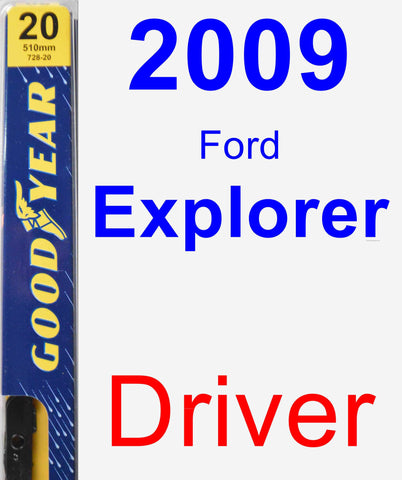 Driver Wiper Blade for 2009 Ford Explorer - Premium