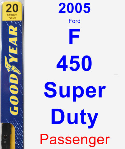 Passenger Wiper Blade for 2005 Ford F-450 Super Duty - Premium