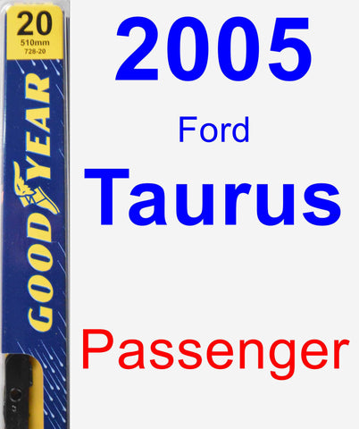 Passenger Wiper Blade for 2005 Ford Taurus - Premium