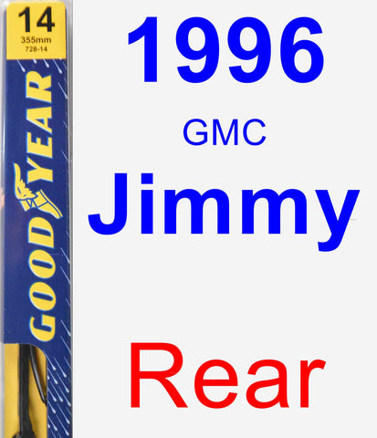 Rear Wiper Blade for 1996 GMC Jimmy - Premium