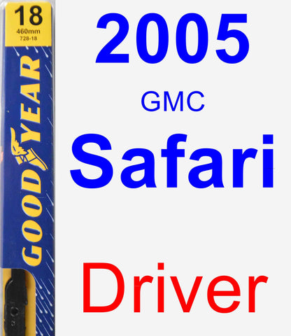 Driver Wiper Blade for 2005 GMC Safari - Premium