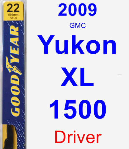 Driver Wiper Blade for 2009 GMC Yukon XL 1500 - Premium