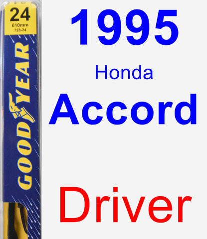 Driver Wiper Blade for 1995 Honda Accord - Premium
