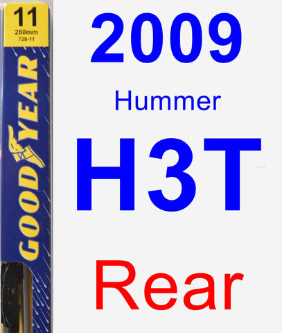 Rear Wiper Blade for 2009 Hummer H3T - Premium