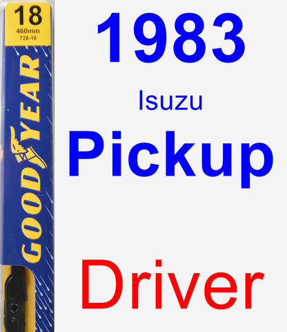 Driver Wiper Blade for 1983 Isuzu Pickup - Premium