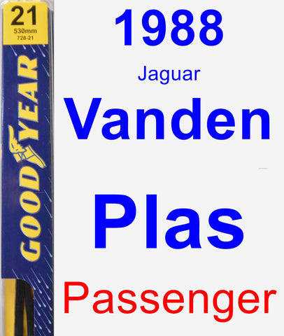 Passenger Wiper Blade for 1988 Jaguar Vanden Plas - Premium