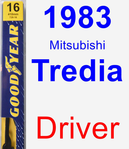 Driver Wiper Blade for 1983 Mitsubishi Tredia - Premium