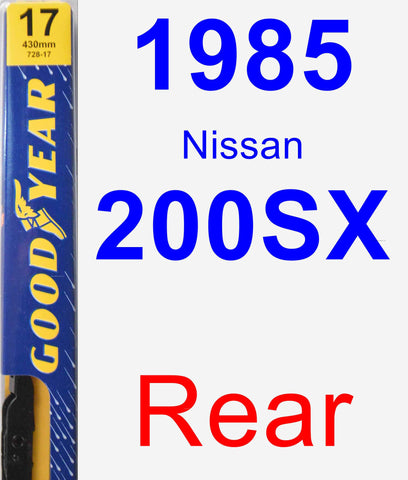 Rear Wiper Blade for 1985 Nissan 200SX - Premium