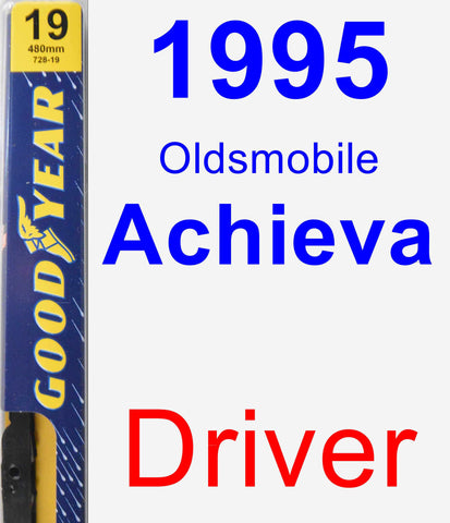 Driver Wiper Blade for 1995 Oldsmobile Achieva - Premium
