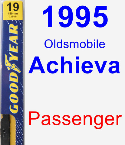 Passenger Wiper Blade for 1995 Oldsmobile Achieva - Premium