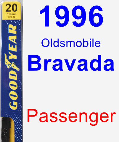 Passenger Wiper Blade for 1996 Oldsmobile Bravada - Premium