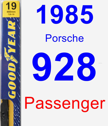 Passenger Wiper Blade for 1985 Porsche 928 - Premium