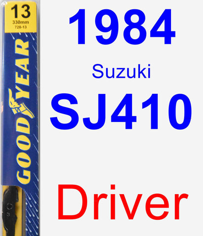 Driver Wiper Blade for 1984 Suzuki SJ410 - Premium
