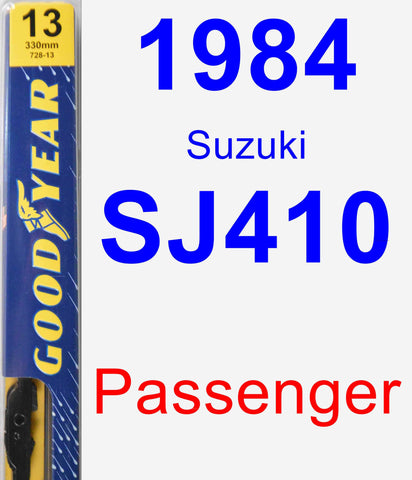 Passenger Wiper Blade for 1984 Suzuki SJ410 - Premium
